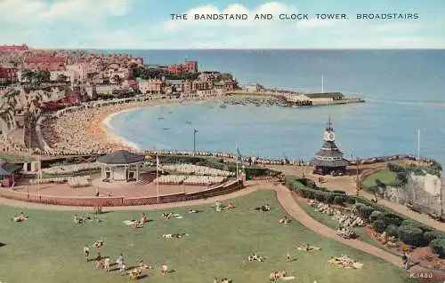 England Broadstairs - the Bandstand & Clock tower