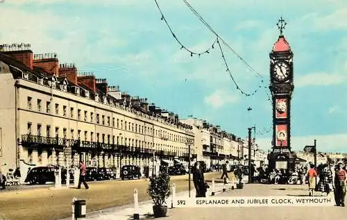 England Weymouth Esplanade & Jubilee Clock