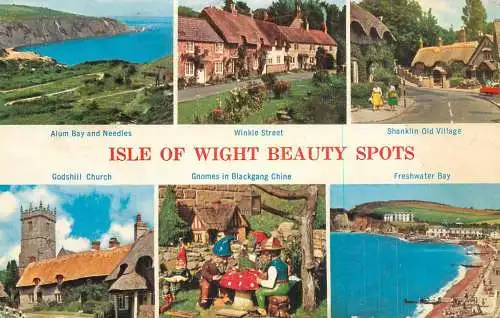 United Kingdom England Isle of Wight beauty spots