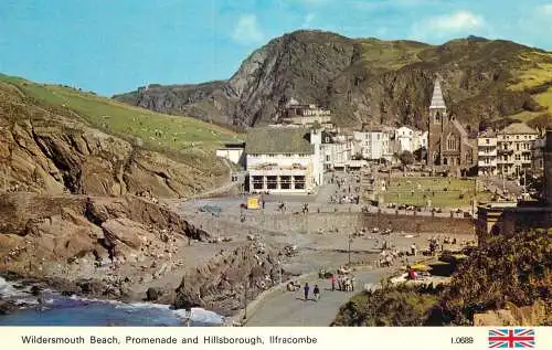 United Kingdom England Ilfracombe Wildersmouth beach