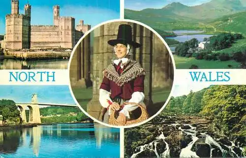 United Kingdom North Wales traditional costumes