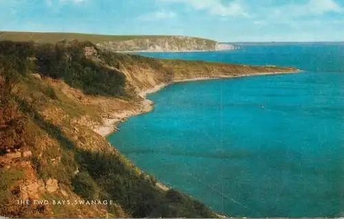 United Kingdom England Swanage the two bays