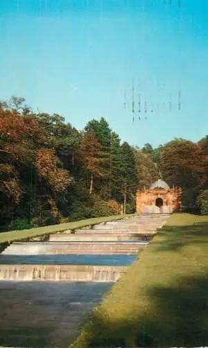 United Kingdom England Chatsworth cascade