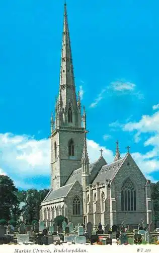 United Kingdom Wales Bodelwyddan marble church