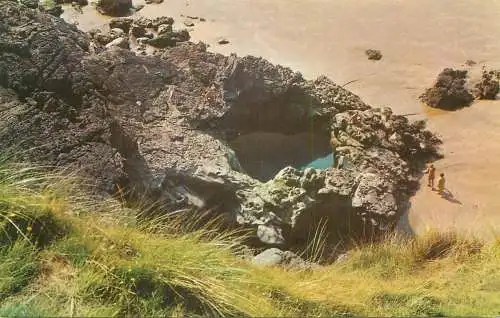 United Kingdom Wales the blue pool Llangennith