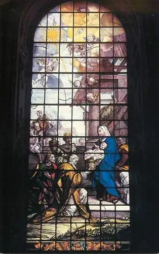 United Kingdom England Great Witley church the Magi window
