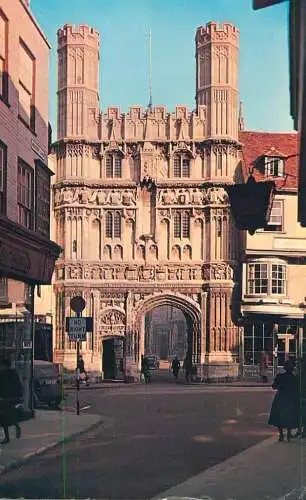 United Kingdom England Canterbury Christchurch gate 1965