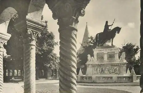 Hungary Budapest Halaszbastya Szent Istvan szobor