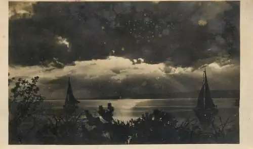 Hungary Balaton laek sail ship boats