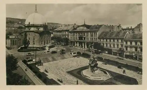 Hungary Pecs Szechenyi teri latkep