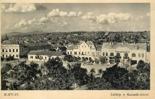 Hungary Hatvan latkep a Kossuth terrel