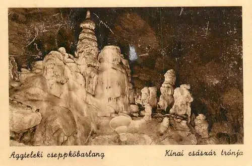 Hungary Aggteleky cseppkabarlang kinai csaszar tranja