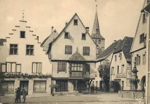 France la belle Alsace Turckheim la place
