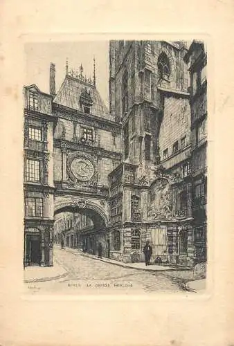 France Rouen la grosse horloge
