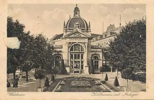 Germany Wiesbaden  Hockbrunnen