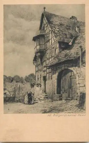 Germany alt Burgmeister Haus