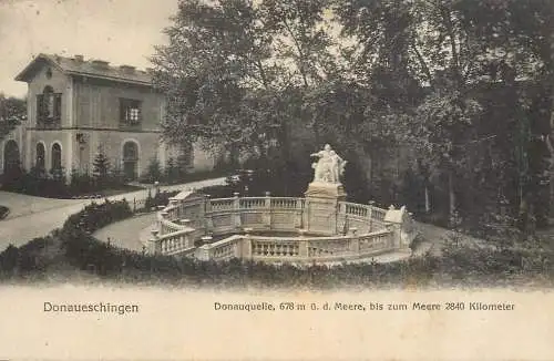 Germany Donaueschingen Donauquelle