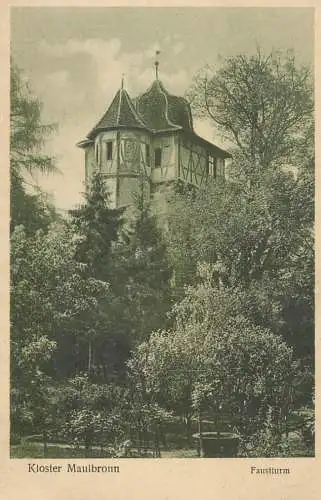 Germany kloster Maulbronn Faustturm