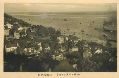 Germany Blankenese Blick auf die Elbe