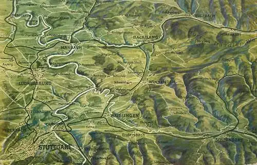 Germany Stuttgart map