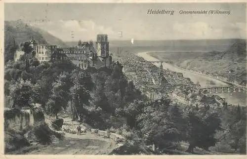 Germany Heidelberg Gesamtansicht Willmann