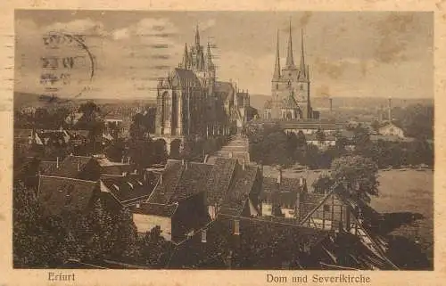 Germany Erfurt dom und Severikirche