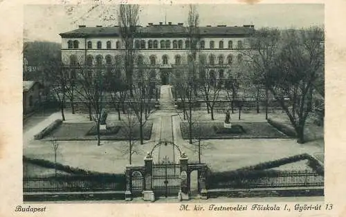 Hungary Budapest M. Kir. Festnevelesi Foiskola