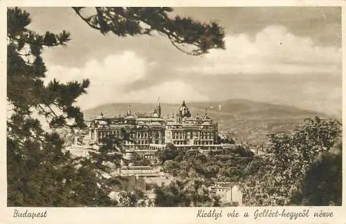 Hungary Budapest Buda castle for Gellert hill