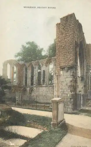 United Kingdom England Worksop priory ruins