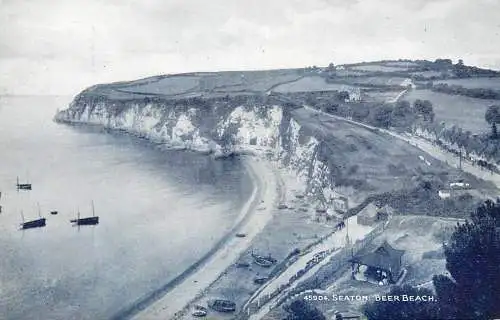 United Kingdom England Seaton Beer beach