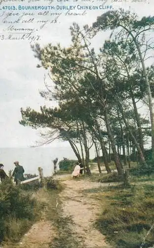 United Kingdom England Bournemouth  Durley Chine on Cliff