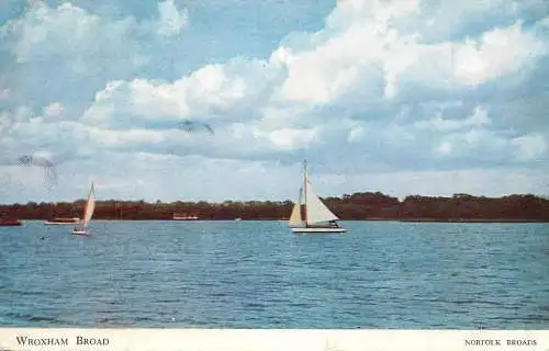 United Kingdom England Wroxham broad sailboats