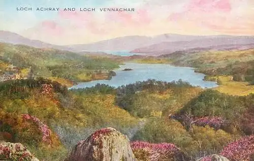 United Kingdom Scotland Loch Achray and Loch Vennachar