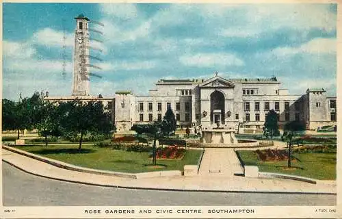 United Kingdom England Southampton Rose Gardens and Civic centre
