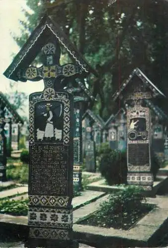 Romania Sapanta jud. Maramures Cimitirul Vesel