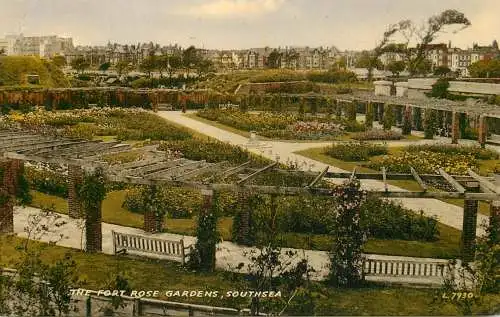 United Kingdom England Southsea fort rose gardens