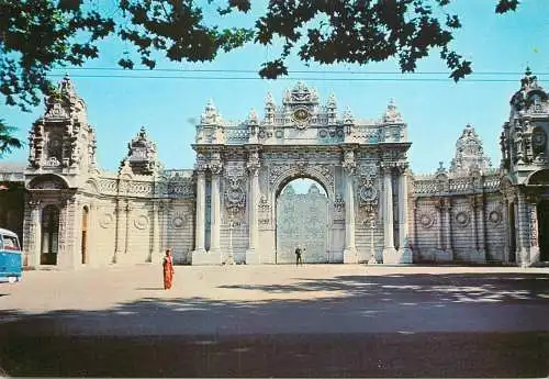 Turkey Istanbul Dolmabahce Palace gate entrance