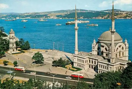 Turkey Istanbul Mosque of Dolmabahce & the Bosphorus
