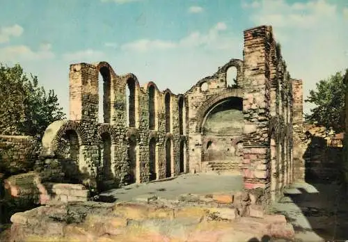Bulgaria Nessebar Old Cathedral ruins historical landmark