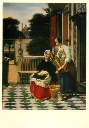 Mistress and servant Pieter de Hooch painting