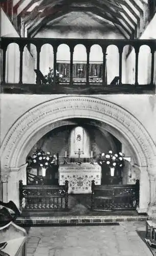 British abbeys, churches & cathedrals postcard place to identify