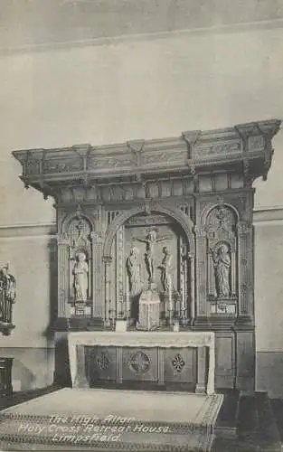 British abbeys, churches & cathedrals postcard High Altar Holy Cross