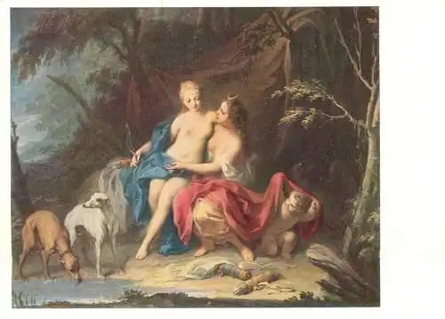 Jupiter and Callisto Jacopo Amigoni painting