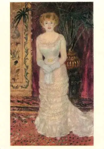 Portrait of the actress Auguste Renoir painting