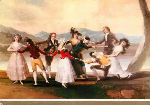 La Gallina Ciega Goya painting