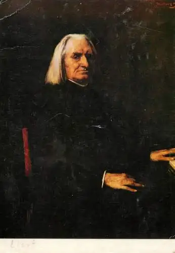 Franz Liszt portrait Munkacsy Mihaly painting