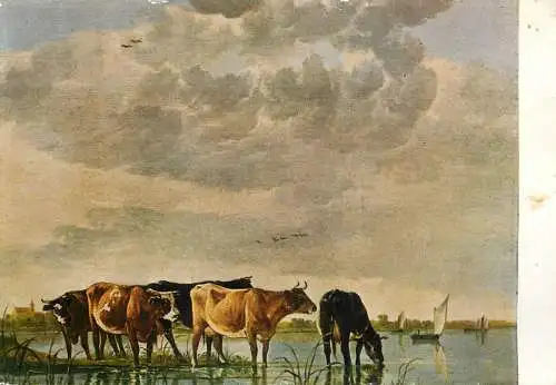 Cows at the watering place Albert Cuyp painting
