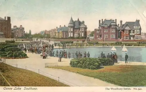 United Kingdom England Canoe Lake Southsea