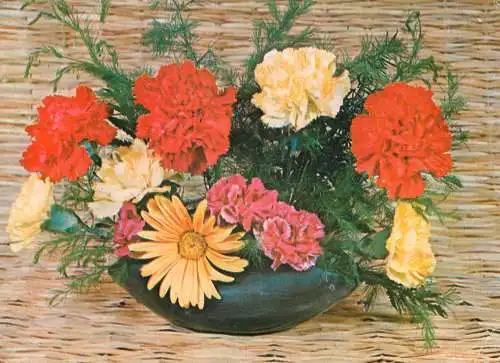 Colourful decorative floral arrangement
