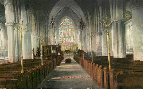 British churches & cathedrals postcard St. Nicholas church